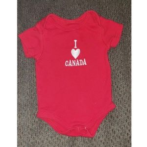 Canada baby onsie